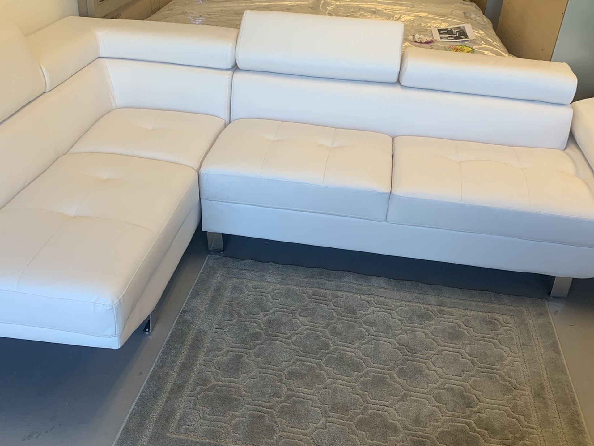 New White Sectional 🎉we finance just $39 down payment