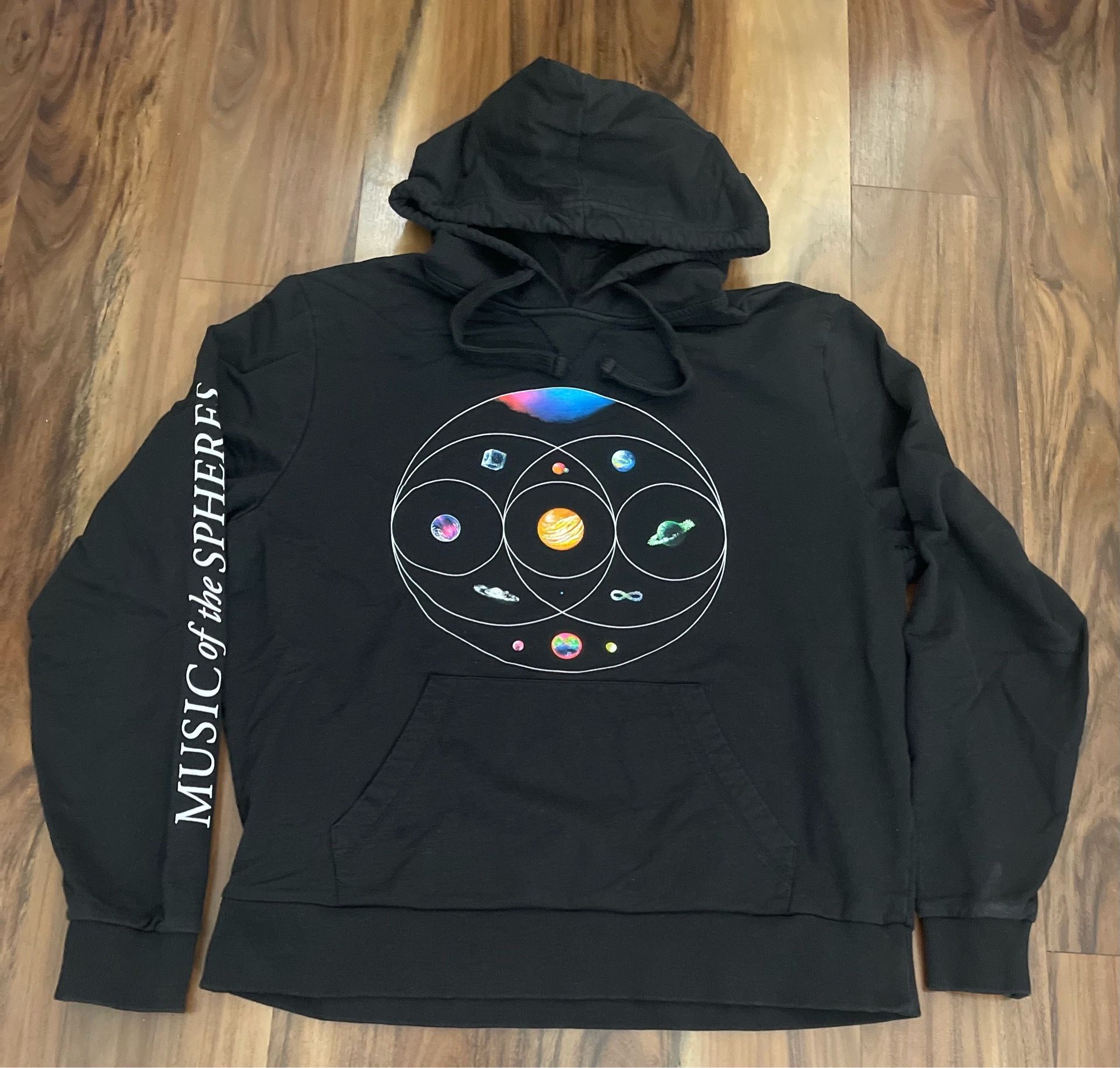 Coldplay Music Of The Spheres Tour Hoodie Pullover Adult Large