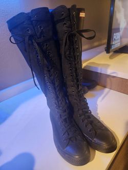 Knee high Converse