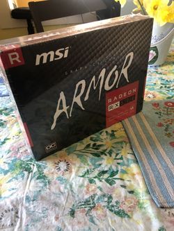 GPU GRAPHICS CARD, MSI Rx 570!!!