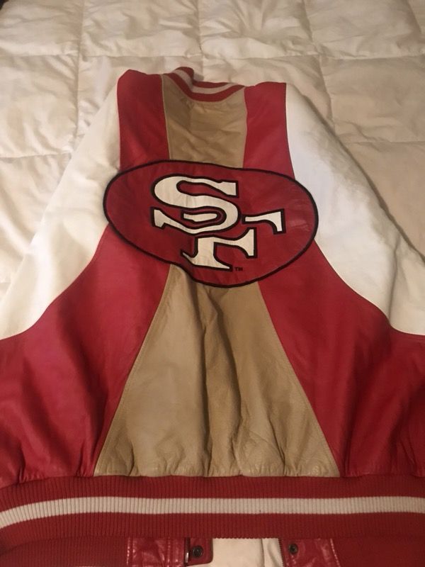 Carl Banks Leather 49ers Jacket Collectibles In San Jose Ca Offerup