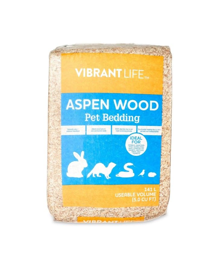 Vibrant Life 141L Aspen Wood Pet Bedding 