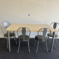 Table and 4 Chairs