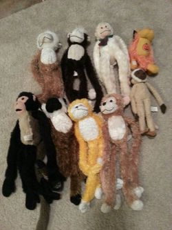 Stuffed sticky monkeys
