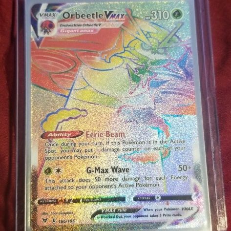 orbeetle vmax pokemon card value Vivid Voltage you may put 1 damage counter on each of your opponents Pokmon Pokemon Card Game/[S4] Amazing Volt