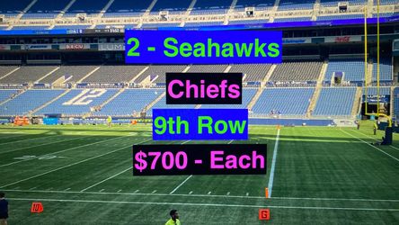Seahawks Chiefs Tickets