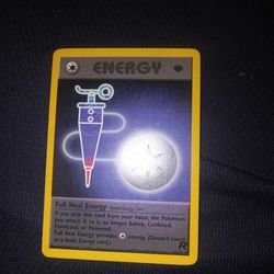 First edition team rocket full heal energy card