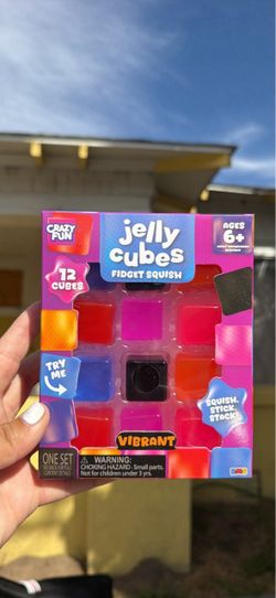 Crazy Fun Jelly Cubes Fidget Squish Set