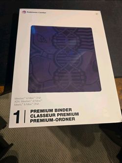 Mewtwo & Mew DNA Premium Zip Binder