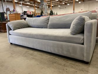 WEST ELM Bacall 84″ Sofa in Frost Grey