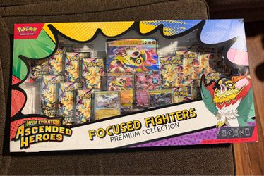Pokemon TCG Ascended Heroes Focused Fighters Premium Collection Factory Sealed