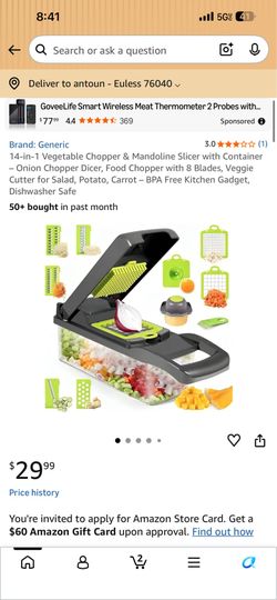 Brand New 14-in-1 Vegetable Chopper & Slicer - Kitchen Gadget