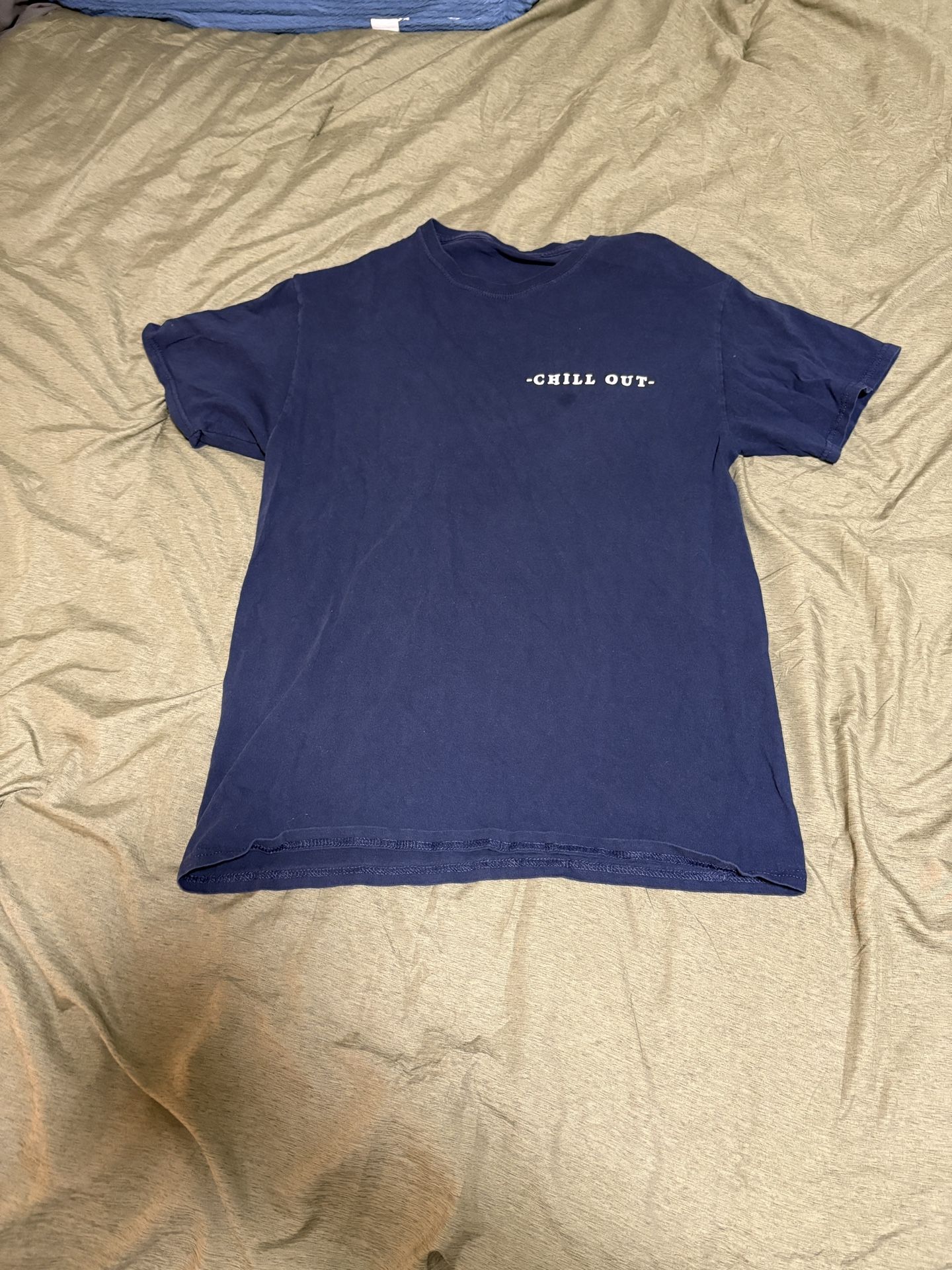 Chill Out Navy Blue T Shirt