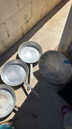 Aluminum Frying Pans Set of 3