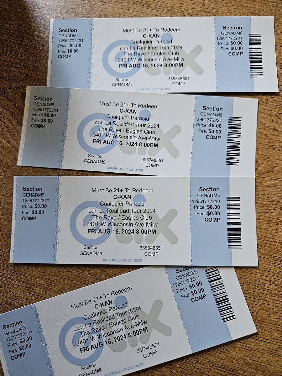 C-Kan Tickets