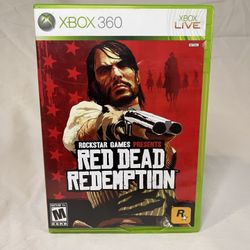 Red Dead Redemption Xbox 360 Game Rockstar 