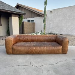 Leather Sofa ( Delivery Available ) 