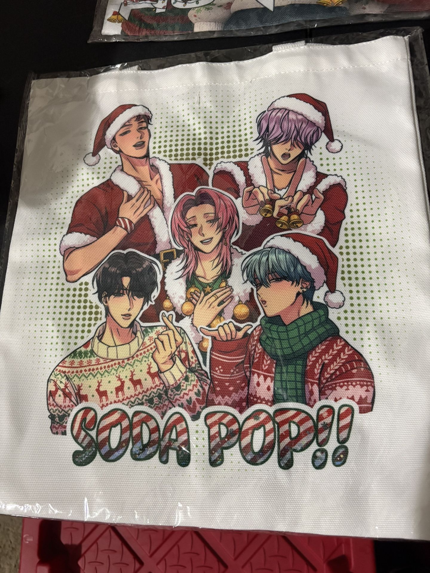 Saja Boys Kpop Christmas Canvas Bag