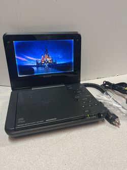 SONY DVP-750 portable 7” DVD player-Black