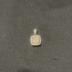 925 Stamped Silver Pendant 