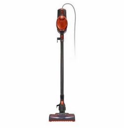 Shark Rocket Bagless Corded Washable Filter Stick Vacuum Cleaner for Hard Floors/ Rugs with Powerful Pet Hair Pickup in Orange