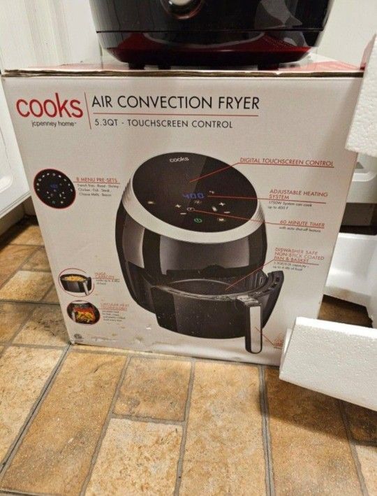 AIR CONVECTION FRYER.