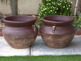 Clay pots