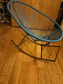 Blue Kids acapulco outdoor /indoor avocado rocking chair