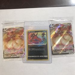 Pokémon Cards Yveltal Amazing Rare & 2 Eevee Promo Cards 