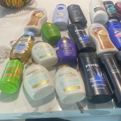 Shampoo Conditioner Body Wash Toothpaste 