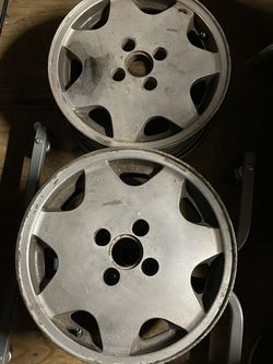 (2) VW Mk2 -14” Le Castellet Wheels 4x100 Forged- Priced Each