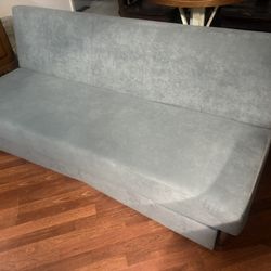 Futon With 2 Rolling Storage Drawers