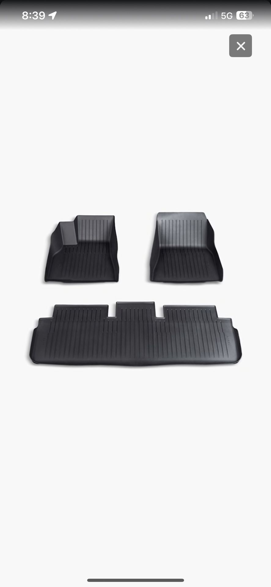Tesla Model S Floor Mats