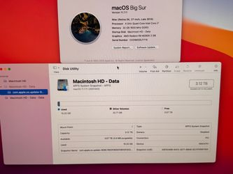 iMac 27”   32GB RAM  3TB Storage