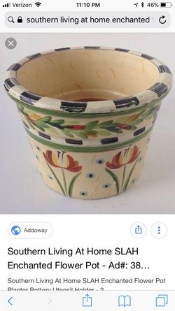 Southern Living at Home Enchanted flower pot