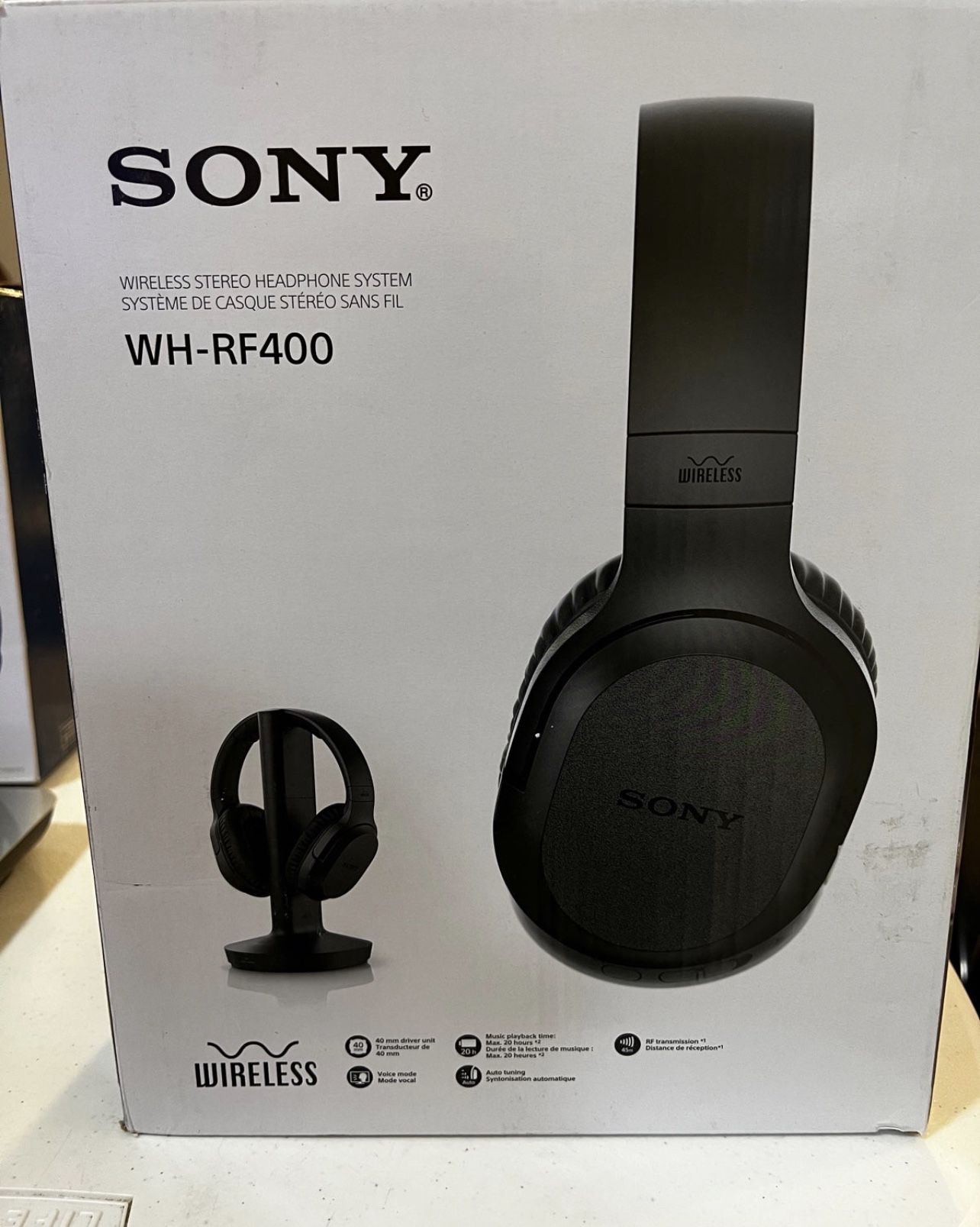 Sony Wireless RF Headphones WH-RF400