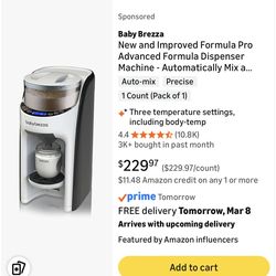 New and in box BabyBrezza Formula maker