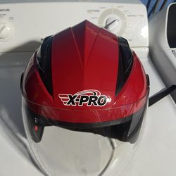Red Motorcycle Helmet