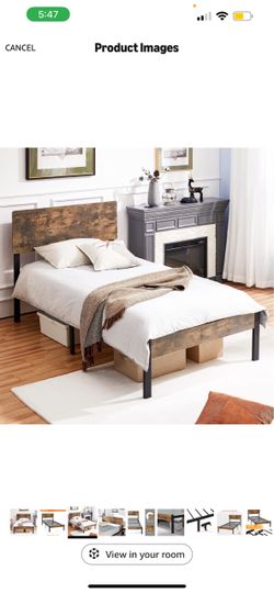 Twin size bed frame