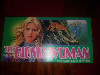 Vintage Bionic Wonan Board Game