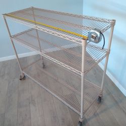 Metal Rack With Wheels 