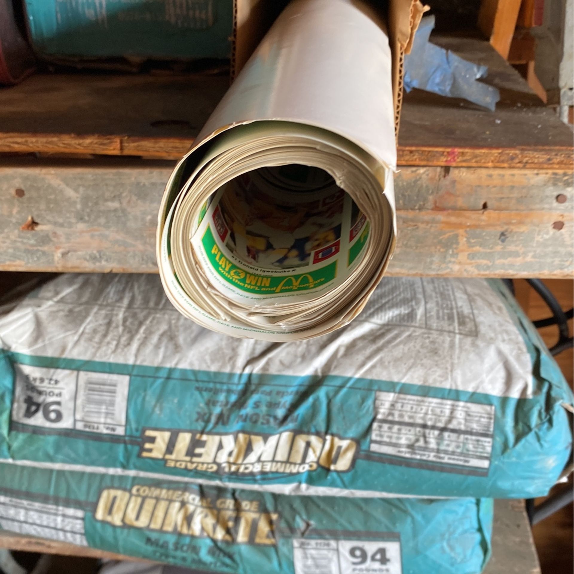 McDonald’s NFL Posters 1986