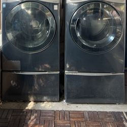 LG True Steam Washer and Dryer