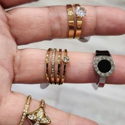 Ring And Bracelet Stainless Steel 