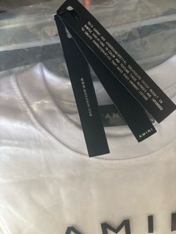 Amiri black and white shirt size small