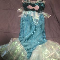 Mermaid Costume 4-6x 