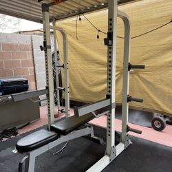 Squat Rack And Bench 