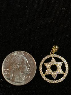 925 Diamond Star Of David Passes Diamond testers