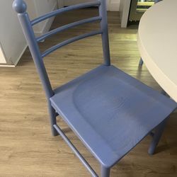 Anthropologie Roma Oak Wood Dining Chair