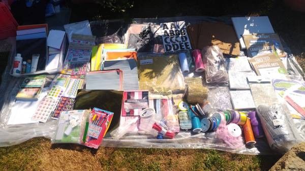 Huge Lot of art's & Crafts Supplies kids Stickers 150 items
